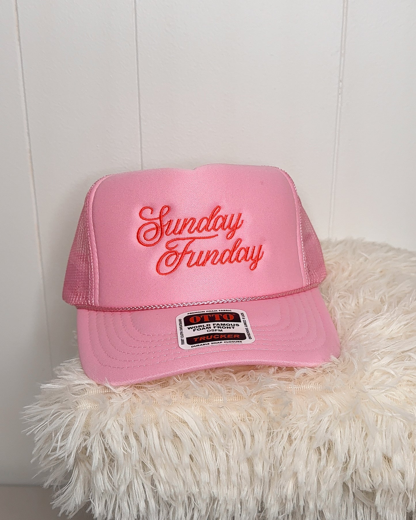 SUNDAY FUNDAY FOAM MESH TRUCKER HATS