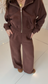 The Chocolate Soufflé Wide Leg Lounge Pants