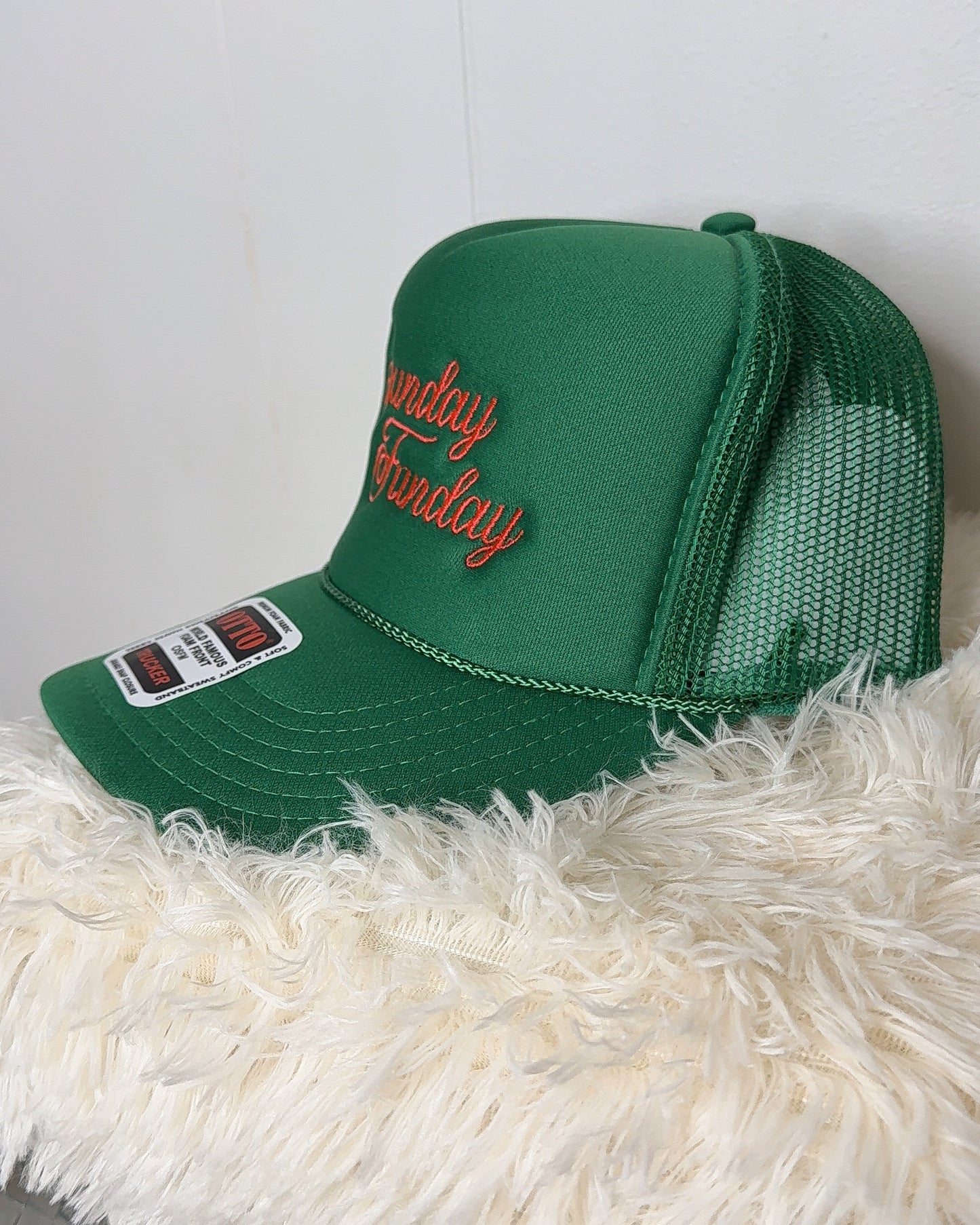 SUNDAY FUNDAY FOAM MESH TRUCKER HATS