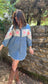 Eyes Full Of Stars Denim Patchwork Dress