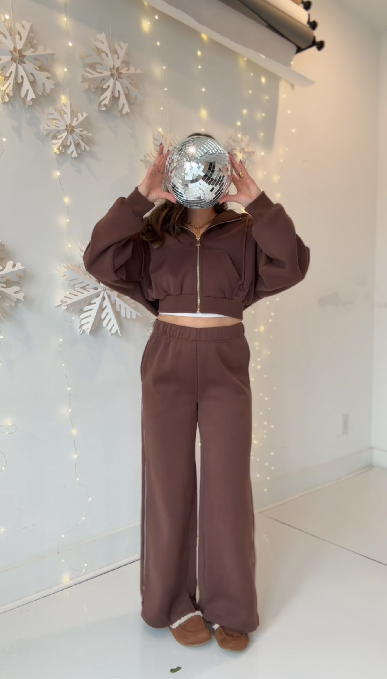 The Chocolate Soufflé Wide Leg Lounge Pants