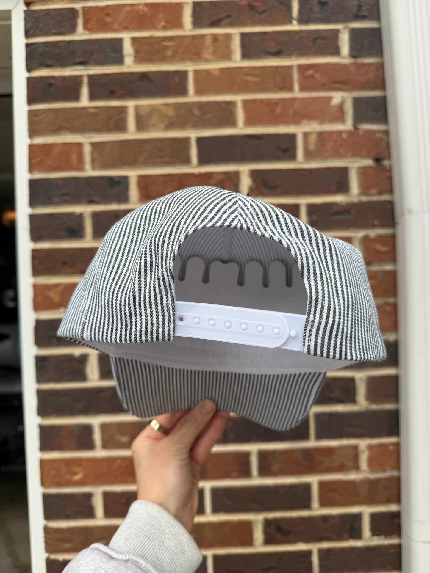 Nash 3D Puff Striped Trucker