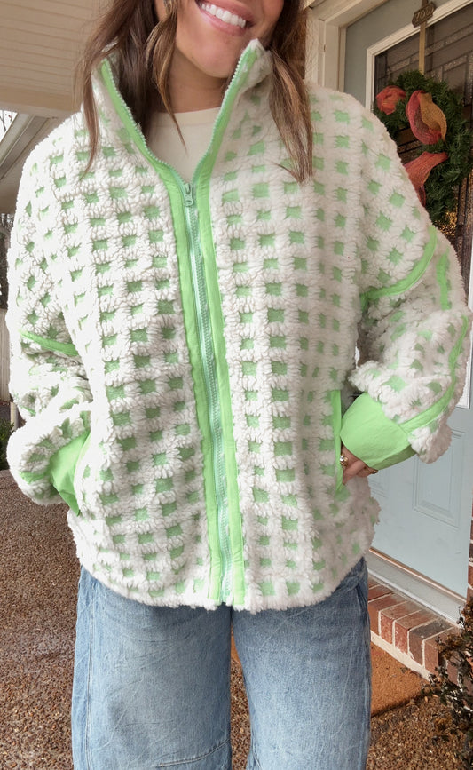 Matcha Mornings Zip Up