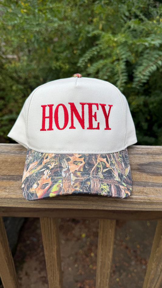 HONEY Camo Hat