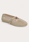 Jelly Mary Jane Flats - Nude