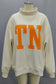 *PREORDER* - Reversible Tennessee Mock Neck Sweatshirt – Floral & Classic TN Game Day Pullover