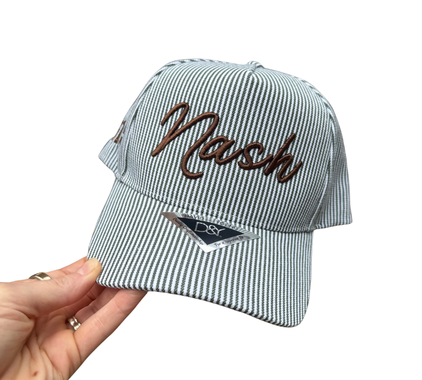 Nash 3D Puff Striped Trucker